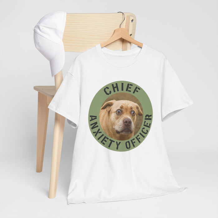 Chief Anxiety Officer Dog T-Shirt