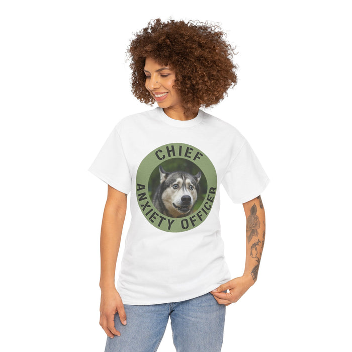 Chief Anxiety Officer T-Shirt — Funny Dog Graphic Tee