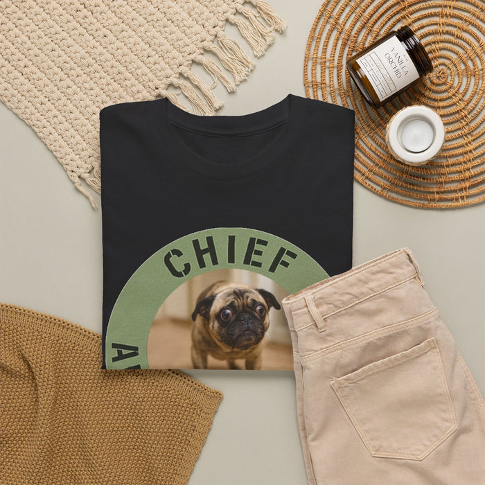 T-Shirt — "Chief Anxiety Officer" Funny Pug Tee