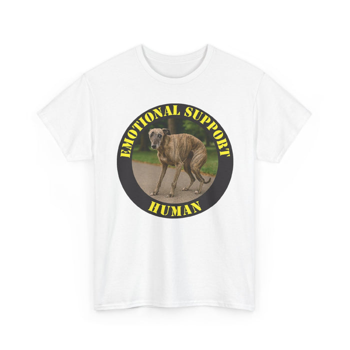 T-Shirt — "Emotional Support Human" Funny Dog Design