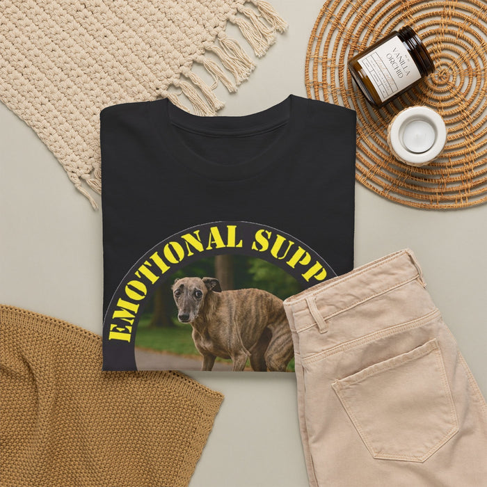 T-Shirt — "Emotional Support Human" Funny Dog Design