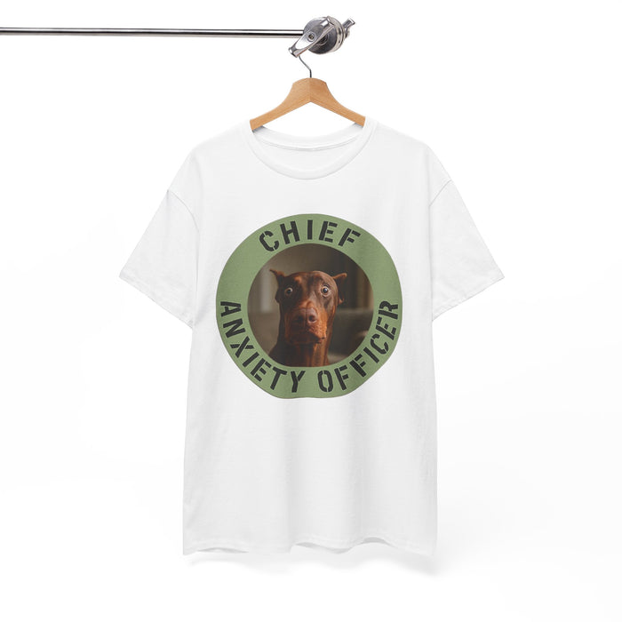 Chief Anxiety Officer T-Shirt – Funny Dog Graphic Tee