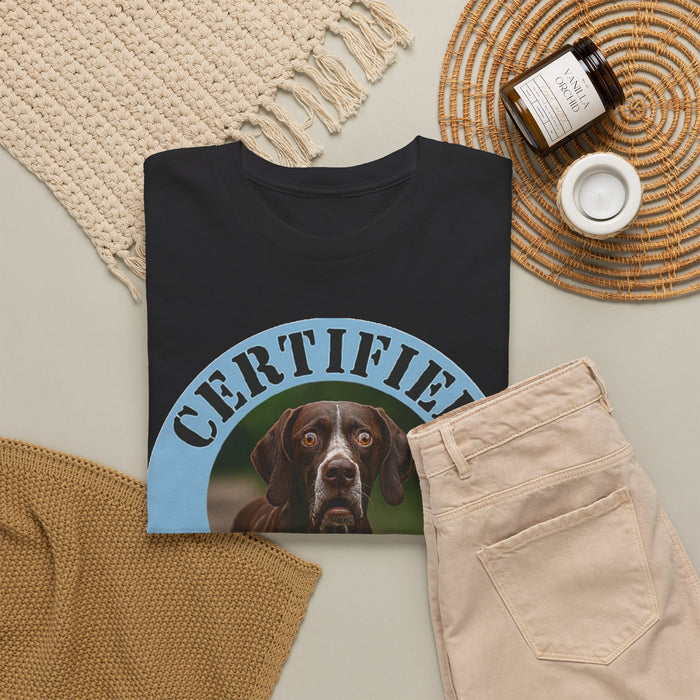 Pointer Certified Velcro Dog T-Shirt
