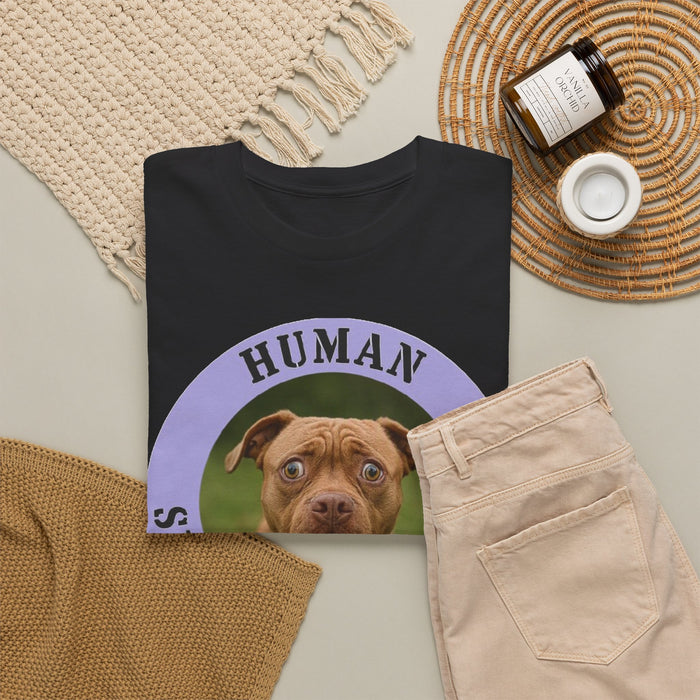 Pit Bull Human Security Blanket Dog T-Shirt — Cute Pitbull Graphic Tee