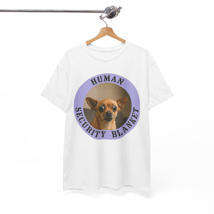 Human Security Blanket T-Shirt — Cute Chihuahua Pet Lover Tee