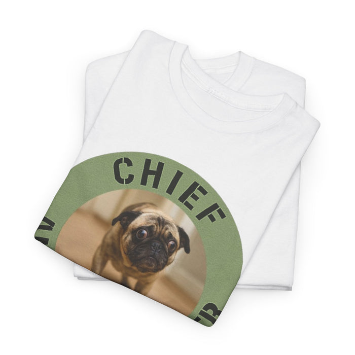 T-Shirt — "Chief Anxiety Officer" Funny Pug Tee