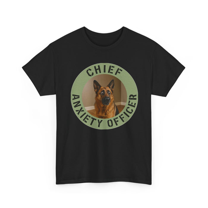 Chief Anxiety Officer T-Shirt — Funny German Shepherd Tee