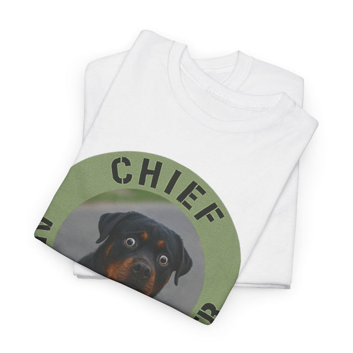 Chief Anxiety Officer T-Shirt – Funny Rottweiler Dog Tee