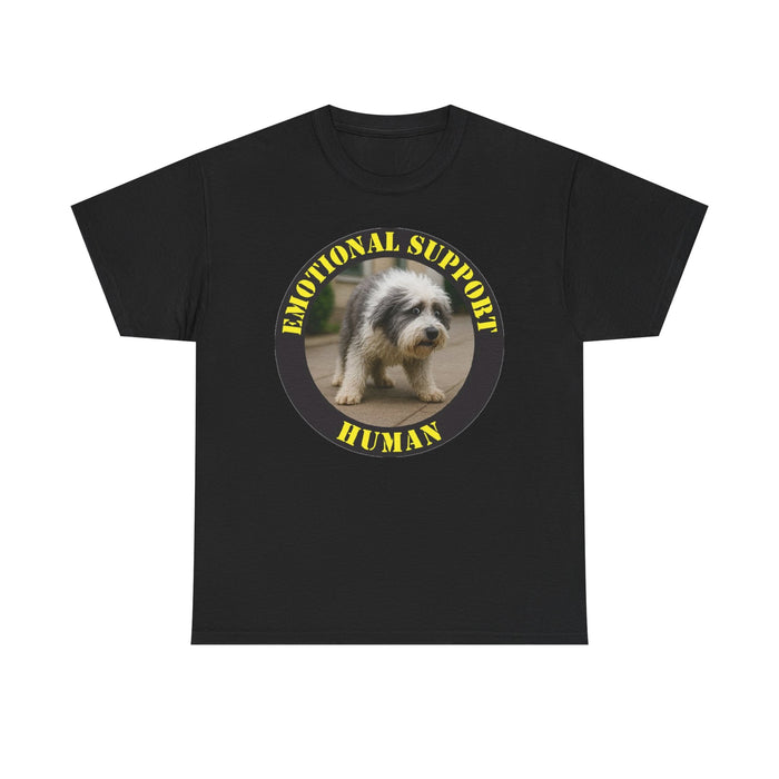 T-Shirt — "Emotional Support Human" Dog Photo Tee