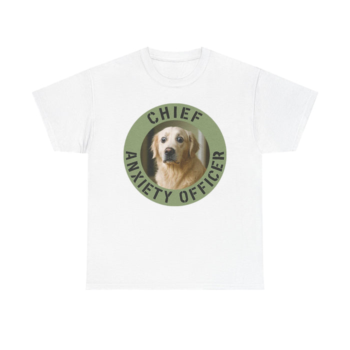 Chief Anxiety Officer T-Shirt — Funny Dog Graphic Tee