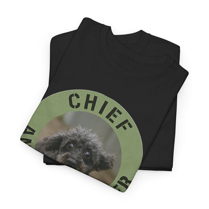 Chief Anxiety Officer T-Shirt — Funny Dog Anxiety Officer Tee