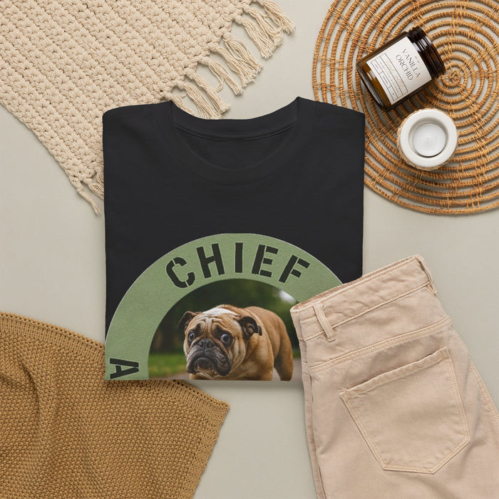 Chief Anxiety Officer T-Shirt — Funny Bulldog Pet Tee