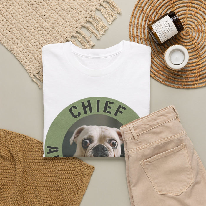 Chief Anxiety Officer T-Shirt – Funny Bulldog Pet Lover Tee