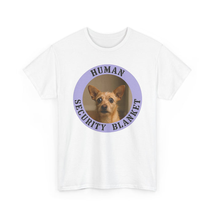 Human Security Blanket T-Shirt - Cute Chihuahua Dog Tee