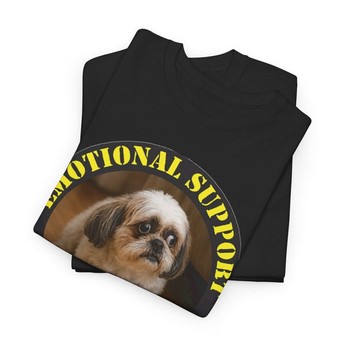Emotional Support Human T-Shirt — Cute Shih Tzu Comfort Tee
