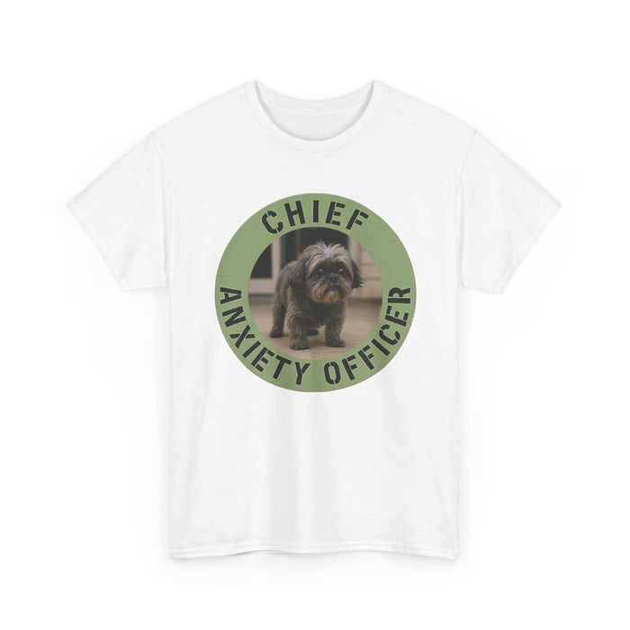 Chief Anxiety Officer T-Shirt — Funny Dog Graphic Tee