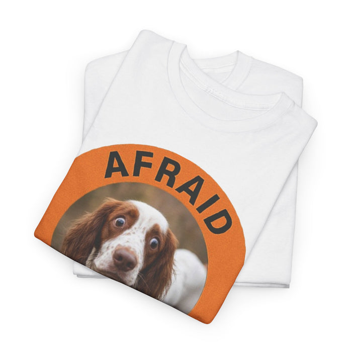 Spaniel Afraid But Trying Dog T‑Shirt