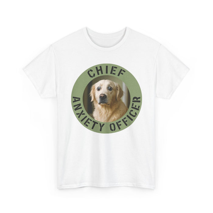 Chief Anxiety Officer T-Shirt — Funny Dog Graphic Tee