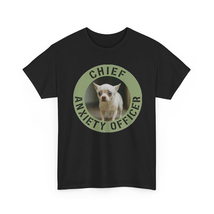 Chief Anxiety Officer T-Shirt — Funny Dog Graphic Tee