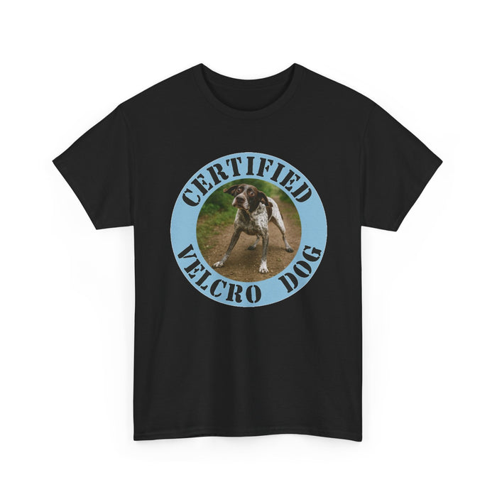Certified Velcro Dog T‑Shirt — Funny Dog Lover Tee