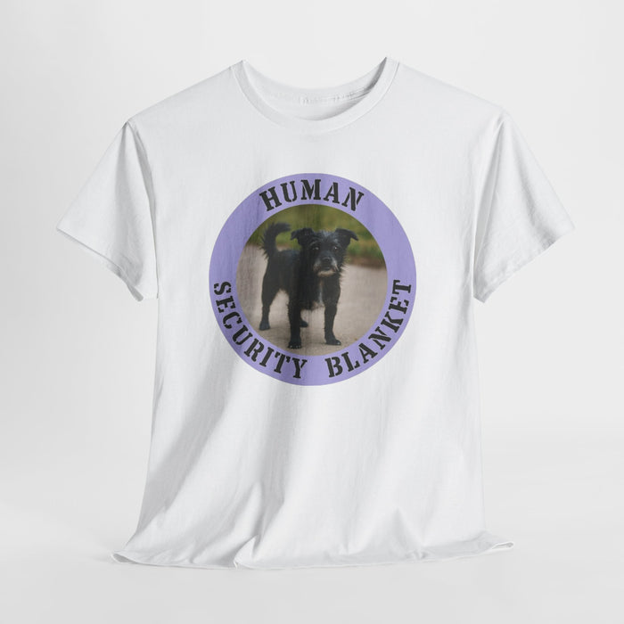 T-Shirt — “Human Security Blanket” Dog Photo Tee