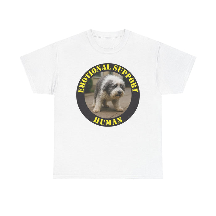 T-Shirt — "Emotional Support Human" Dog Photo Tee