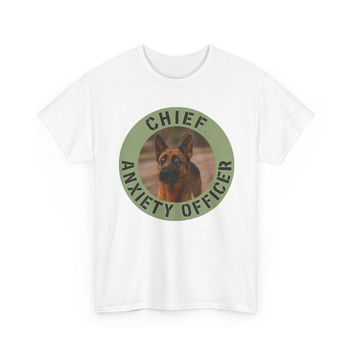 Chief Anxiety Officer T-Shirt — Funny Dog Lover Tee