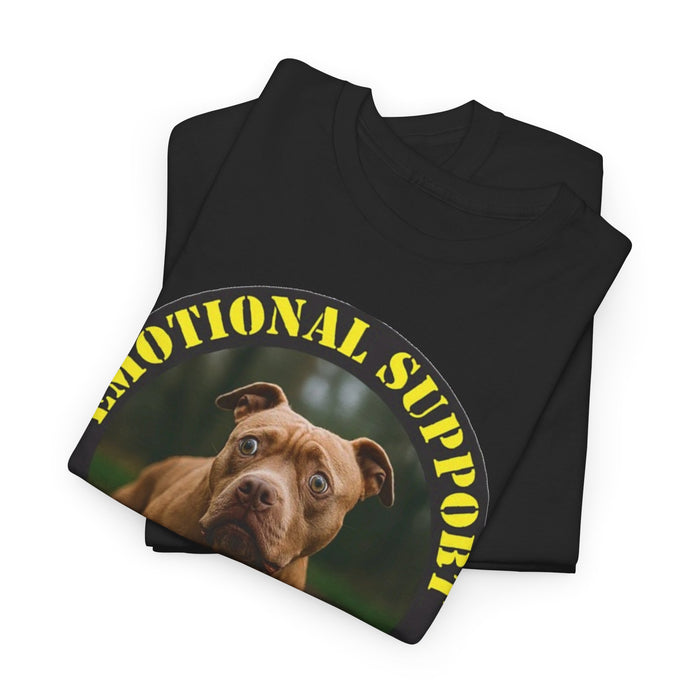 Dog Emotional Support Human T-Shirt – Funny Rescue Pet Therapy Tee
