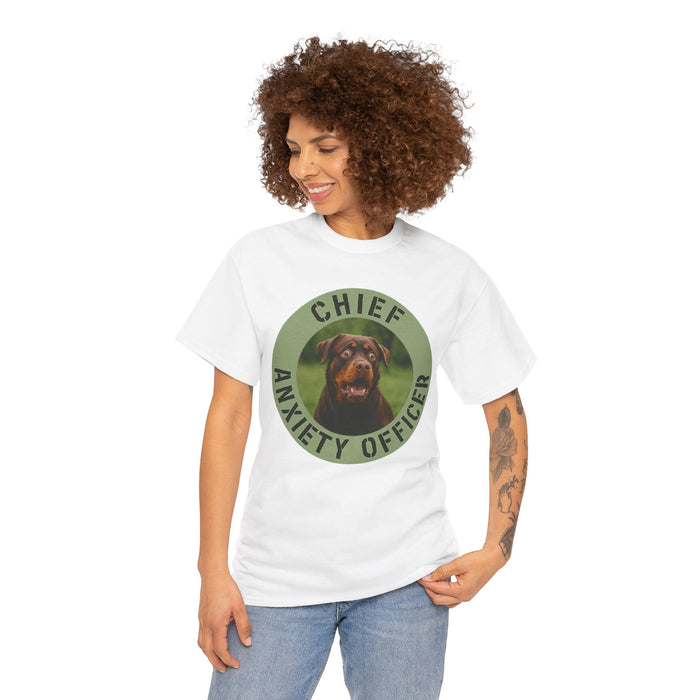 Chief Anxiety Officer Dog T-Shirt – Funny Pet Lover Tee