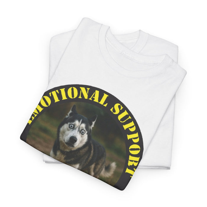 Emotional Support Human T‑Shirt — Funny Dog Support Shirt