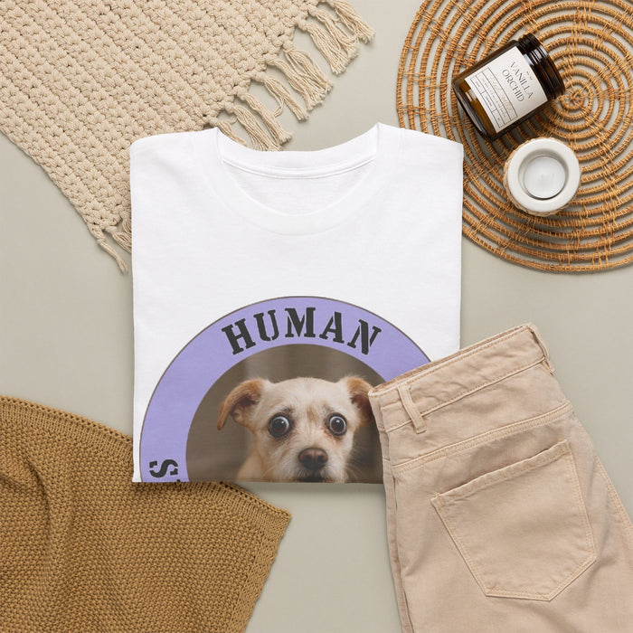 Dog Lover T‑Shirt — "Human Security Blanket" Cute Chihuahua Graphic Tee