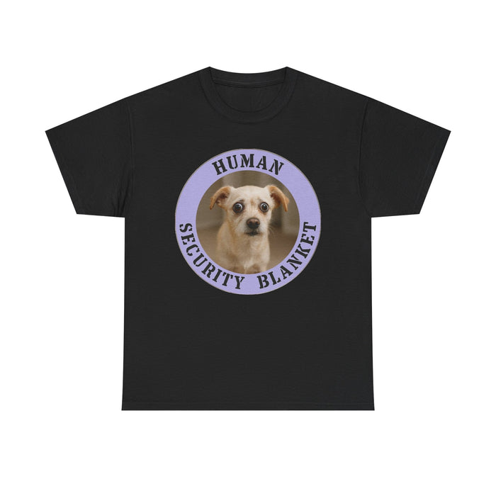 Dog 'Human Security Blanket' T-Shirt — Cute Rescue Pup Graphic Tee