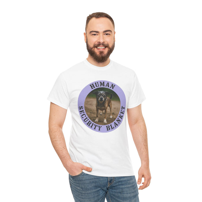 Dog "Human Security Blanket" Tee — Funny Pet Lover T-Shirt