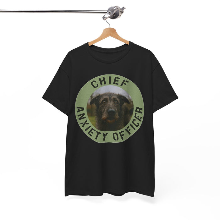 Chief Anxiety Officer T-Shirt — Funny Dog Pet Owner Tee