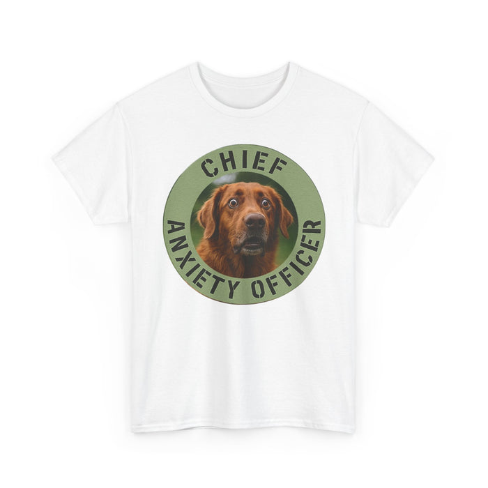 Chief Anxiety Officer T-Shirt – Funny Dog Graphic Tee
