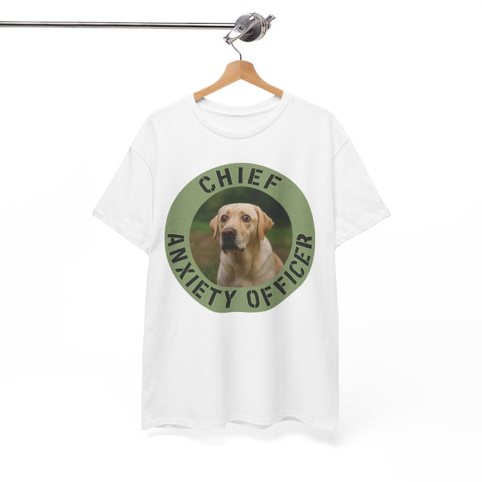 Chief Anxiety Officer T-Shirt — Funny Dog Graphic Tee