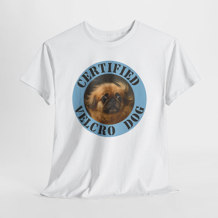 Certified Velcro Dog T-Shirt — Cute Pekingese Graphic Tee