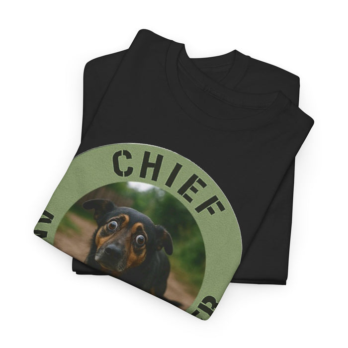 Chief Anxiety Officer T-Shirt — Funny Dog Anxiety Officer Tee