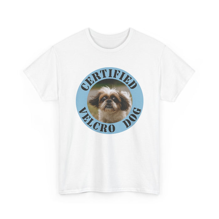Certified Velcro Dog T‑Shirt — Cute Shih Tzu Pet Lover Tee