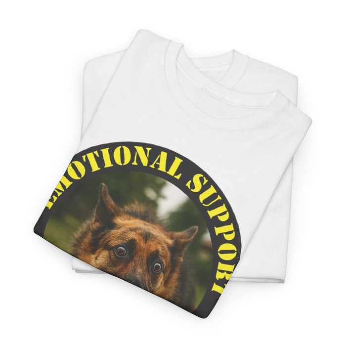 Emotional Support Human T-Shirt — Funny German Shepherd Pet Lover Tee