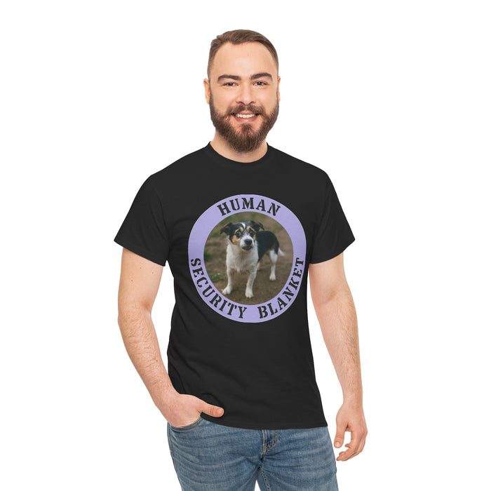 T-Shirt — "Human Security Blanket" Cute Puppy Graphic Tee
