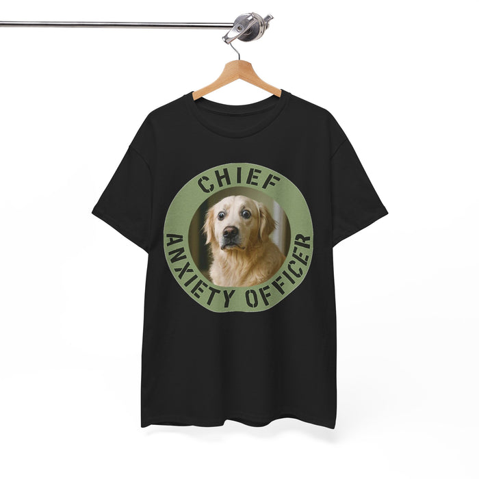 Chief Anxiety Officer T-Shirt — Funny Dog Graphic Tee
