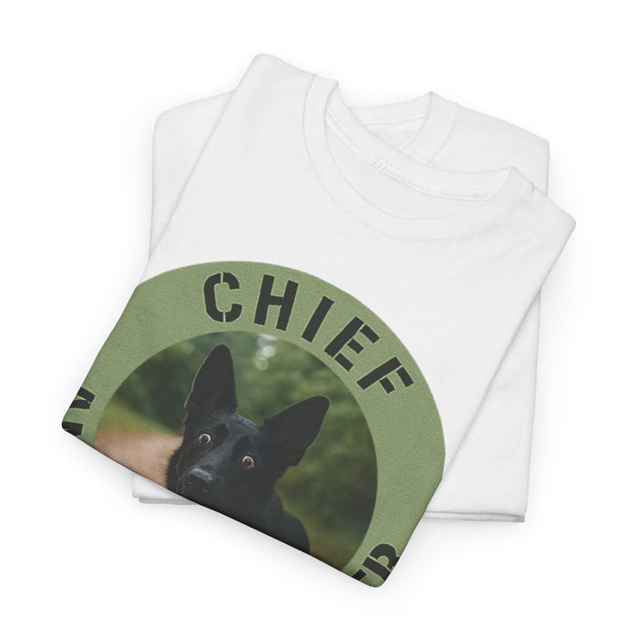 Chief Anxiety Officer Tee — Funny Dog Graphic T-Shirt