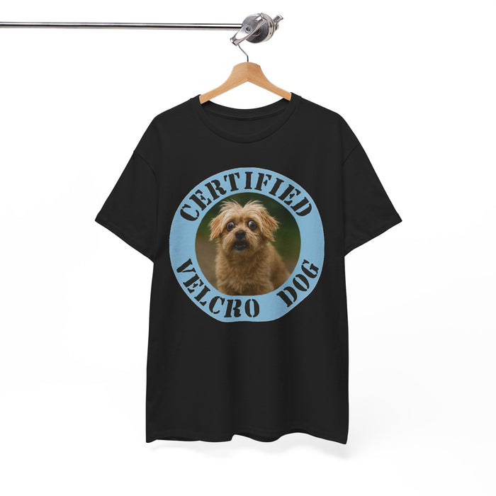 Maltese Certified Velcro Dog T-Shirt — Cute Pet Photo Tee for Dog Lovers