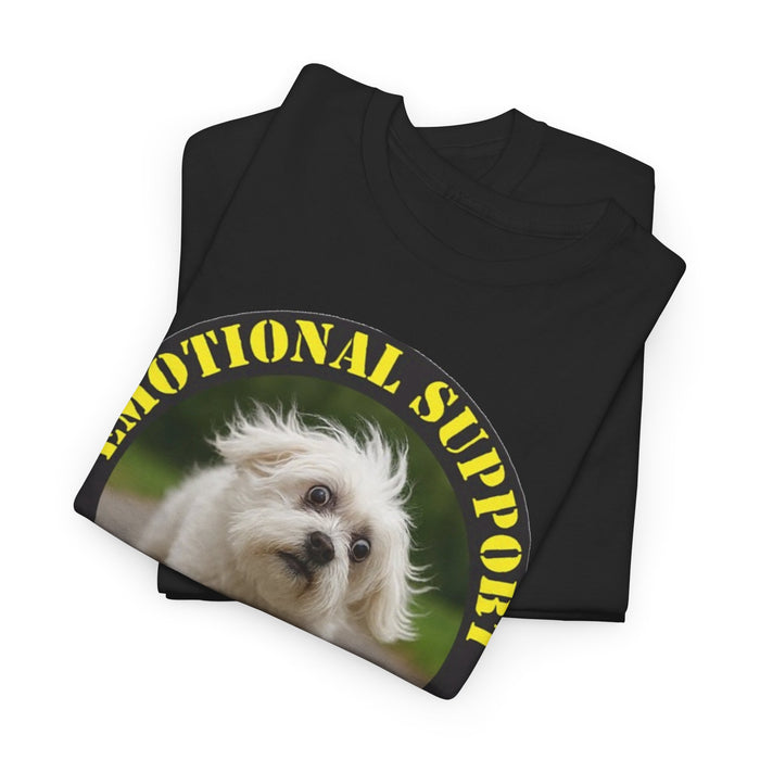 Emotional Support Human T‑Shirt - Cute Puppy Graphic Tee