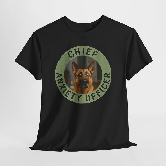 Chief Anxiety Officer Dog T-Shirt