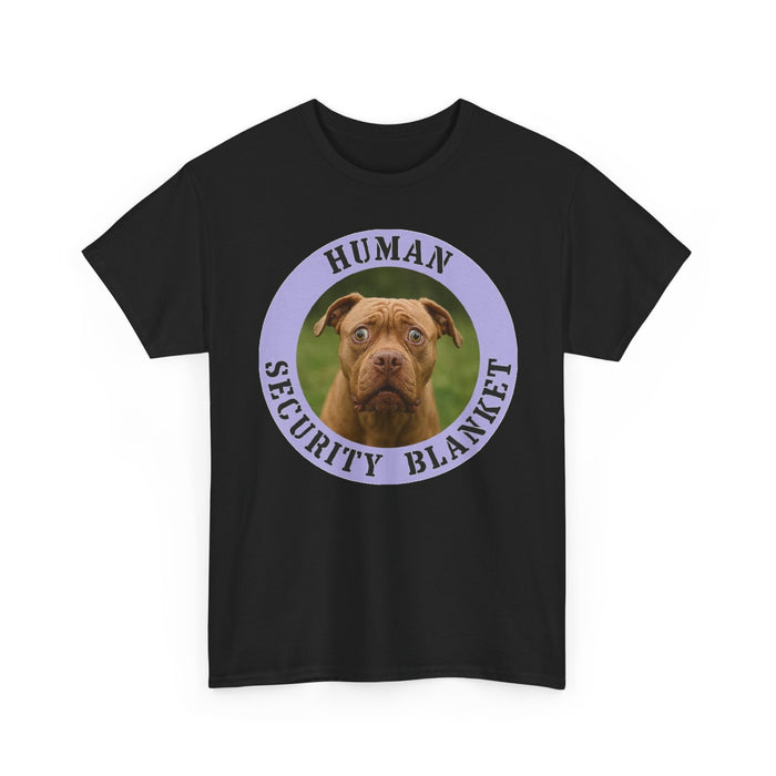 Pit Bull Human Security Blanket Dog T-Shirt — Cute Pitbull Graphic Tee