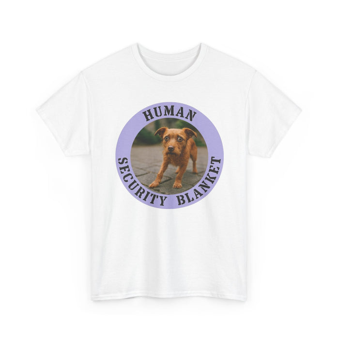 Dog Lover Tee — "Human Security Blanket" Graphic T‑Shirt