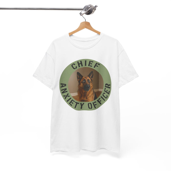 Chief Anxiety Officer T-Shirt — Funny German Shepherd Tee