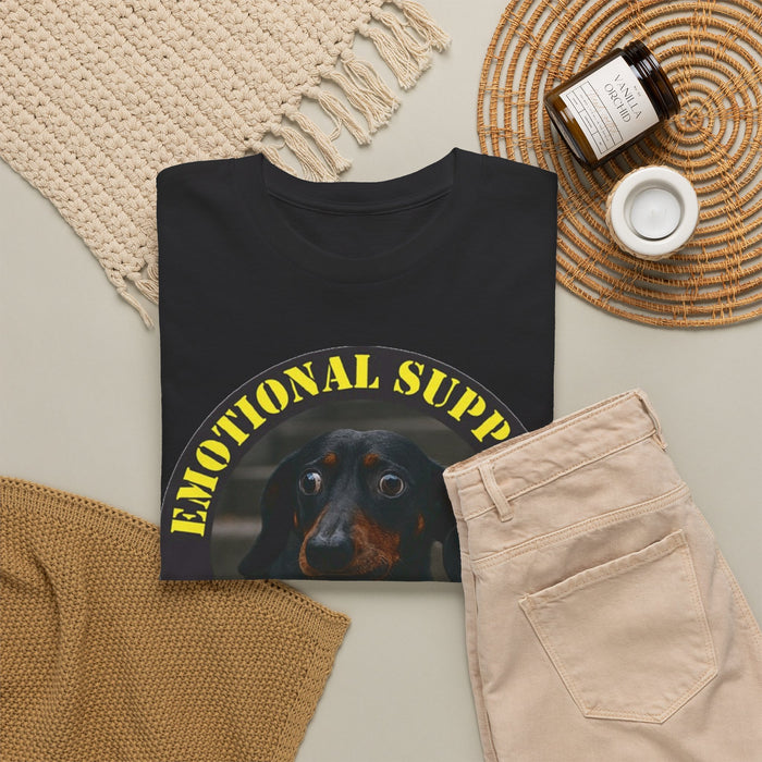 Emotional Support Human T-Shirt — Funny Dog Support Tee for Pet Lovers